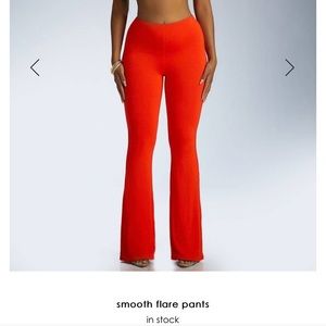 Naked Wardrobe smooth flare pants